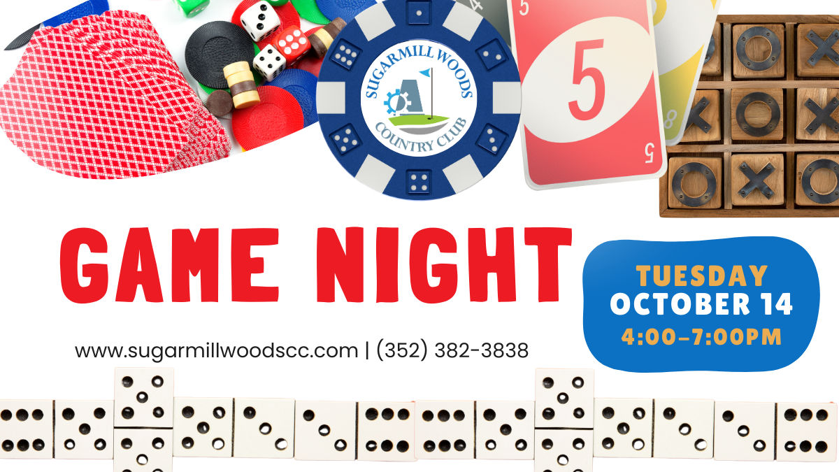 Game Night is Back at Sugarmill Woods!