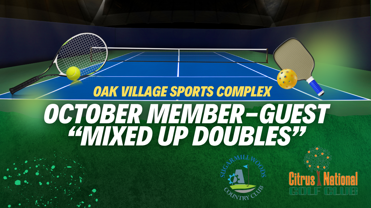 OCTOBER MEMBER-GUEST “MIXED UP DOUBLES”